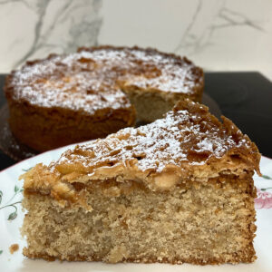 Bizcocho de Almendras con Topping Acaramelado