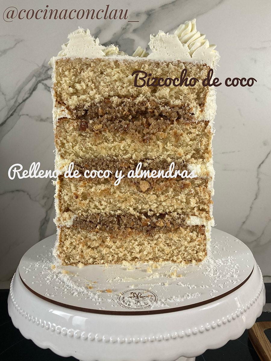 Tarta Coco Almendrada
