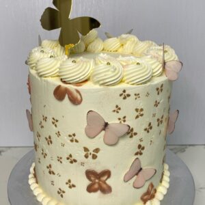 Butter Cream Comunión con Mariposas
