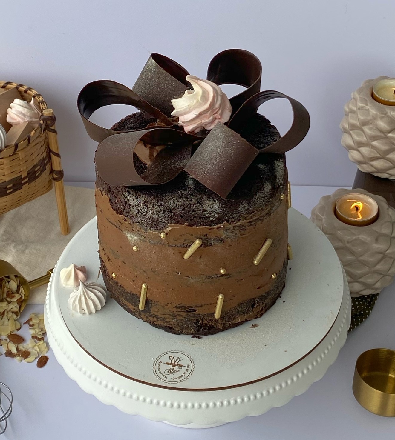 Bombón Chocolate con Lazo
