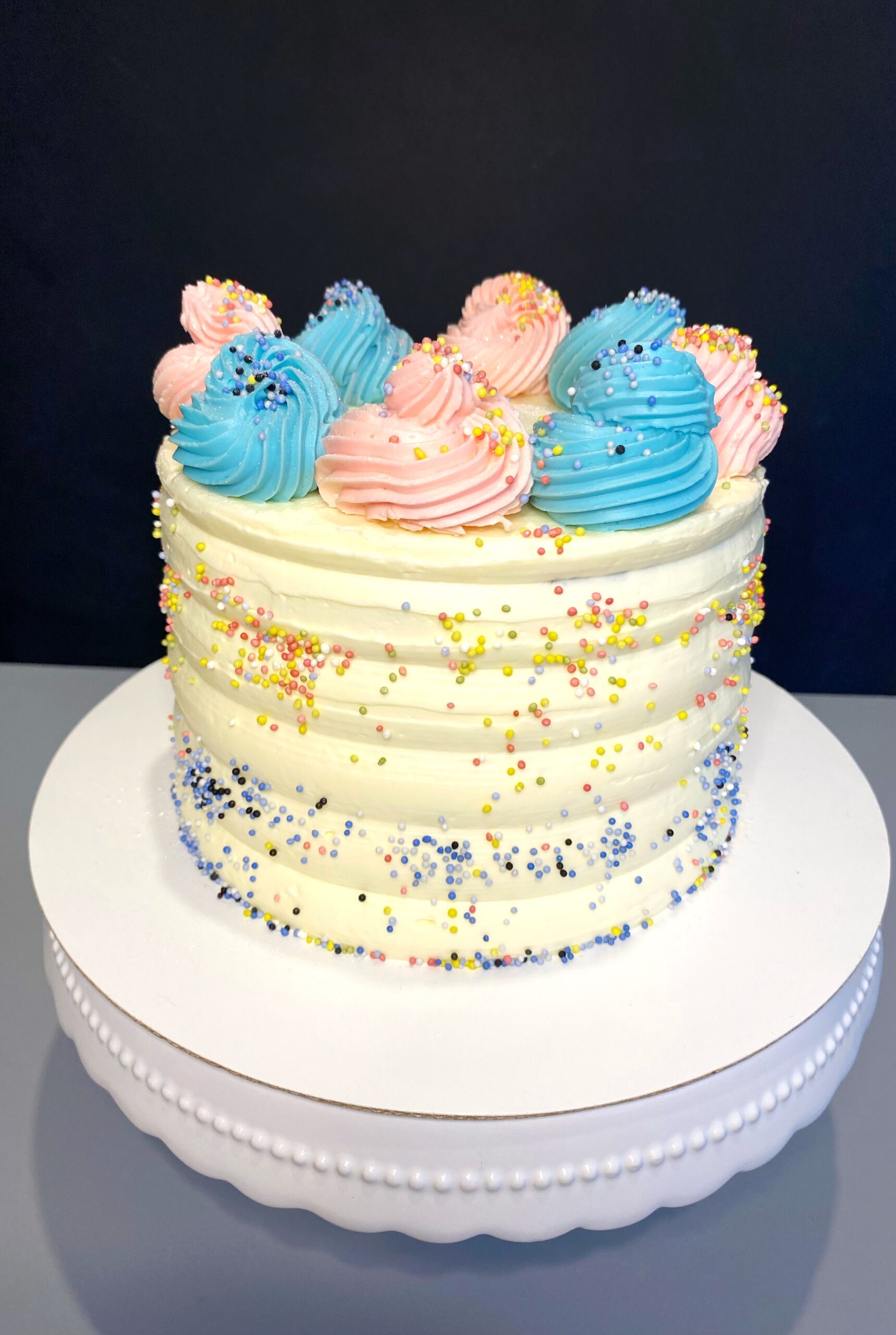 Tarta de Vainilla Butter Cream Revelación Sexo