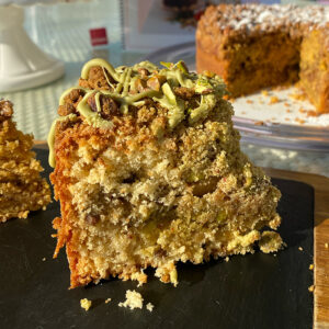 Coffee Cake de Coco y Pistacho