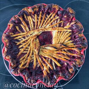 Pie de frutos rojos