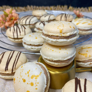 Macarons achocolatados