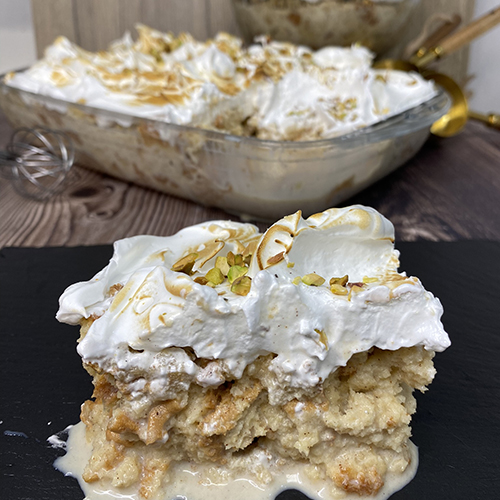 Tres Leches de Coco y Pistachos