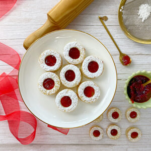 Linzer cookies
