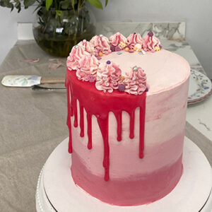 Ombre Cake tips y Drip de chocolate